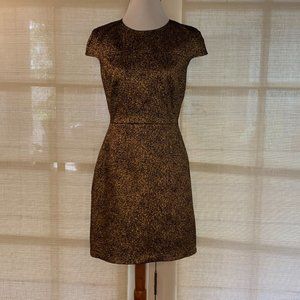Diane Von Furstenberg Gold Hadlie Cocktail Dress